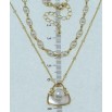 Кольє Xuping QQMM Позолота 14K Подвійний ланцюжок із сумочкою довжина 41.5-47см х 1,4мм фото №2 Кольє Xuping QQMM Позолота 14K Подвійний ланцюжок із сумочкою довжина 41.5-47см х 1,4мм фото №2
