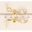 Сережки Xuping JEAN GOUJON Позолота 14K пусети Краплясті підвіски з бантами фото №2