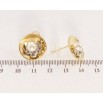 Сережки Xuping JEAN GOUJON Позолота 14K пусети Круги з цирконієм та перлами ø фото №2 Сережки Xuping JEAN GOUJON Позолота 14K пусети Круги з цирконієм та перлами ø фото №2