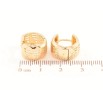 Сережки Xuping Позолота 18K колечка «Різьблений візерунок з напиленням» фото №2 Сережки Xuping Позолота 18K колечка «Різьблений візерунок з напиленням» фото №2