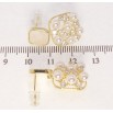 Серьги Xuping JEAN GOUJON Позолота 14K пусеты Квадратные формы с россыпью фото №2 Серьги Xuping JEAN GOUJON Позолота 14K пусеты Квадратные формы с россыпью фото №2