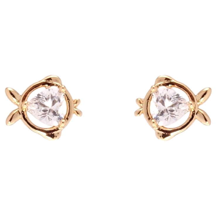 Серьги Xuping JEAN GOUJON Позолота 18K пусеты Рыбки фото №24 Серьги Xuping JEAN GOUJON Позолота 18K пусеты Рыбки фото №24