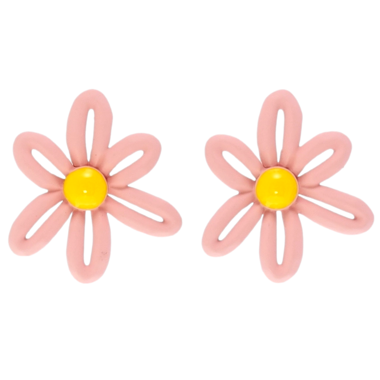 Сережки Xuping JEAN GOUJON Родій пусети Ромашки з покриттям Soft-touch та емаллю фото №2 Сережки Xuping JEAN GOUJON Родій пусети Ромашки з покриттям Soft-touch та емаллю фото №2
