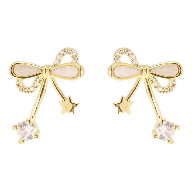 Сережки Xuping JEAN GOUJON Позолота 14K пусети Перламутрові банти фото №22 Сережки Xuping JEAN GOUJON Позолота 14K пусети Перламутрові банти фото №22