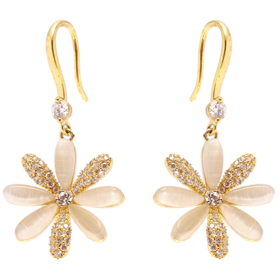 Серьги Xuping JEAN GOUJON Позолота 14K французский замок Цветочки фото №1 Серьги Xuping JEAN GOUJON Позолота 14K французский замок Цветочки фото №1