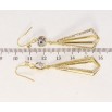 Серьги Xuping JEAN GOUJON Позолота 14K французский замок Фигурные подвески с цирконием фото №2 Серьги Xuping JEAN GOUJON Позолота 14K французский замок Фигурные подвески с цирконием фото №2