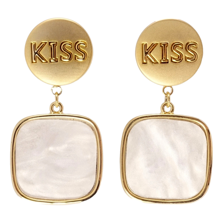 Сережки Xuping JEAN GOUJON Позолота 14K пусети Kiss на один бік фото №3 Сережки Xuping JEAN GOUJON Позолота 14K пусети Kiss на один бік фото №3