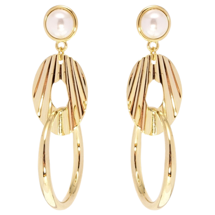 Сережки Xuping JEAN GOUJON Позолота 14K пусети Декоративні колечки фото №25 Сережки Xuping JEAN GOUJON Позолота 14K пусети Декоративні колечки фото №25