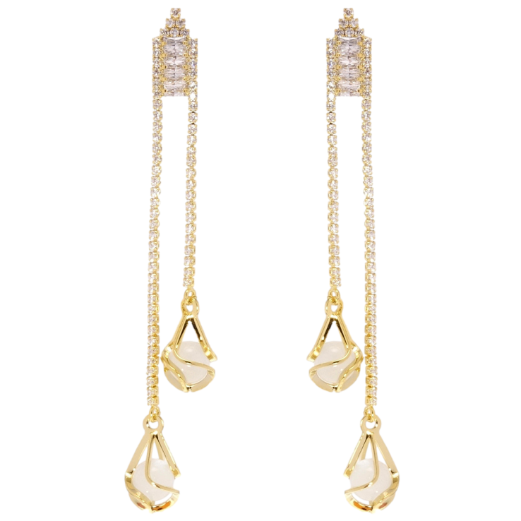Сережки Xuping JEAN GOUJON Позолота 14K пусети Сльози Ісіди фото №17 Сережки Xuping JEAN GOUJON Позолота 14K пусети Сльози Ісіди фото №17