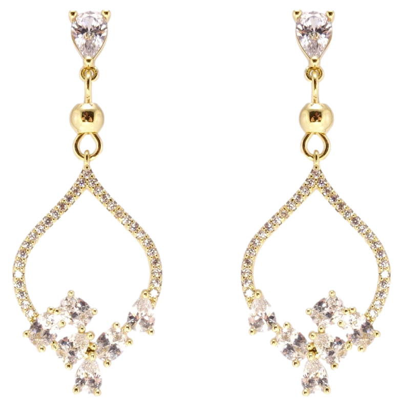 Сережки Xuping JEAN GOUJON Позолота 14K пусети Богема фото №1 Сережки Xuping JEAN GOUJON Позолота 14K пусети Богема фото №1