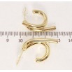 Сережки Xuping JEAN GOUJON Позолота 14K пусети Аскетичний дизайн фото №2 Сережки Xuping JEAN GOUJON Позолота 14K пусети Аскетичний дизайн фото №2