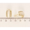 Сережки Xuping JEAN GOUJON Позолота 14K пусети Дуги з Котячим оком фото №2 Сережки Xuping JEAN GOUJON Позолота 14K пусети Дуги з Котячим оком фото №2