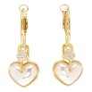 Серьги Xuping JEAN GOUJON Позолота 14K кольца (конго) с подвесками Перламутровые сердечки с ключиками ø 2см фото №2 Серьги Xuping JEAN GOUJON Позолота 14K кольца (конго) с подвесками Перламутровые сердечки с ключиками ø 2см фото №2