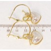 Серьги Xuping JEAN GOUJON Позолота 14K кольца (конго) с подвесками Перламутровые сердечки с ключиками ø 2см фото №3 Серьги Xuping JEAN GOUJON Позолота 14K кольца (конго) с подвесками Перламутровые сердечки с ключиками ø 2см фото №3