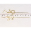 Сережки Xuping JEAN GOUJON Позолота 14K пусети Асиметричні кролики фото №2