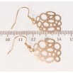 Серьги Xuping TTM Stainless Steel цвет РО французский замок Декоративные резные подвески фото №2 Серьги Xuping TTM Stainless Steel цвет РО французский замок Декоративные резные подвески фото №2
