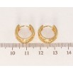 Серьги Xuping Позолота 18K колечки Цветочный резной орнамент фото №2 Серьги Xuping Позолота 18K колечки Цветочный резной орнамент фото №2