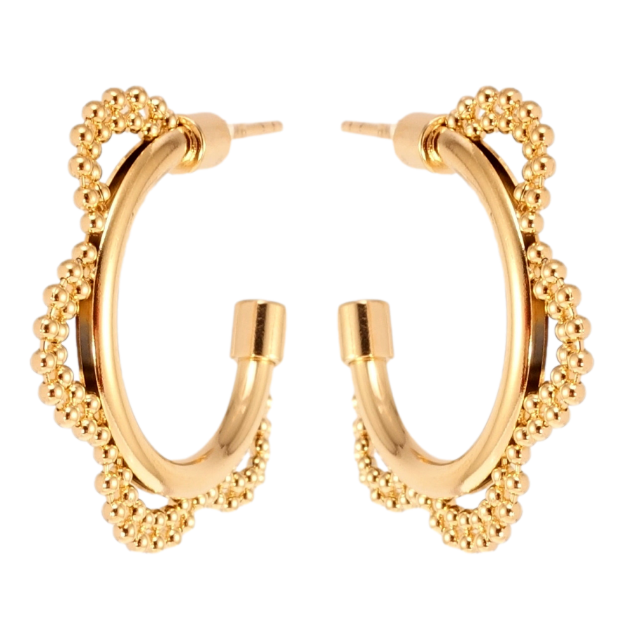 Серьги Xuping Позолота 18K пусеты Декоративные дуги фото №1 Серьги Xuping Позолота 18K пусеты Декоративные дуги фото №1