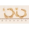 Серьги Xuping Позолота 18K пусеты Декоративные дуги фото №2 Серьги Xuping Позолота 18K пусеты Декоративные дуги фото №2