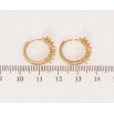 Серьги Xuping Позолота 18K колечки Дорожки кристаллов в огранке Маркиз фото №2 Серьги Xuping Позолота 18K колечки Дорожки кристаллов в огранке Маркиз фото №2