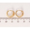 Серьги Xuping Позолота 18K колечки Фигурные с узором круги напылением фото №2 Серьги Xuping Позолота 18K колечки Фигурные с узором круги напылением фото №2