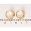 Серьги Xuping Позолота 18K колечки Декоративный орнамент насечками фото №2 Серьги Xuping Позолота 18K колечки Декоративный орнамент насечками фото №2