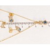 Набор Xuping цвет 18K с кр-ми Swarovski Серьги Кулон на цепочке Мишки с кр-ми Aquamarine длина 44,5см х фото №2 Набор Xuping цвет 18K с кр-ми Swarovski Серьги Кулон на цепочке Мишки с кр-ми Aquamarine длина 44,5см х фото №2