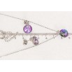Набор Xuping цвет Родий с кр-ми Swarovski Серьги Кулон на цепочке Кр-vb Paradise Shimmer дл.40-45см х 1; ø фото №2 Набор Xuping цвет Родий с кр-ми Swarovski Серьги Кулон на цепочке Кр-vb Paradise Shimmer дл.40-45см х 1; ø фото №2
