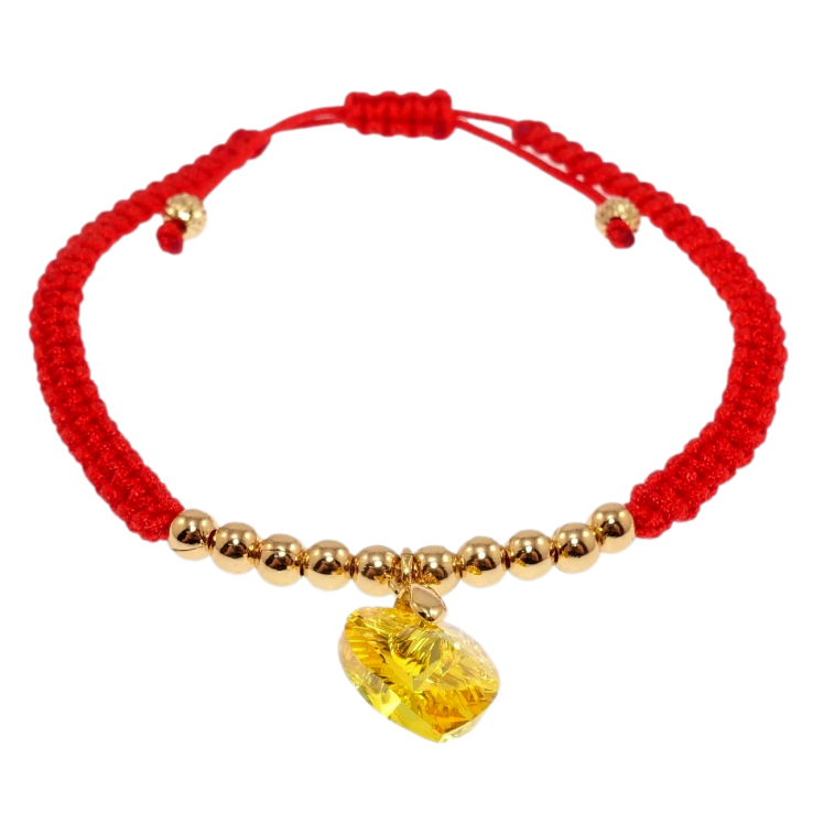 Браслет Xuping QQMM цвет 18K с кр-ми Swarovski Красный плетенный шнур с кристаллом на затяжке 16-22см х фото №16 Браслет Xuping QQMM цвет 18K с кр-ми Swarovski Красный плетенный шнур с кристаллом на затяжке 16-22см х фото №16