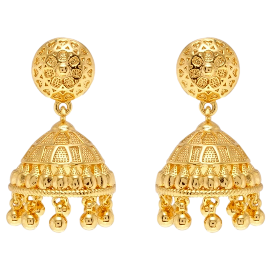 Сережки Xuping M&L Колір 18K пусети Декоративні дзвіночки фото №1 Сережки Xuping M&L Колір 18K пусети Декоративні дзвіночки фото №1