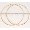 Сережки Xuping M&L Колір 18K кільця (конго) Класика з декоративним візерунком ø 9см фото №2 Сережки Xuping M&L Колір 18K кільця (конго) Класика з декоративним візерунком ø 9см фото №2