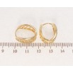Сережки Xuping M&L Колір 18K колечка Декоративний орнамент із цирконієм фото №2