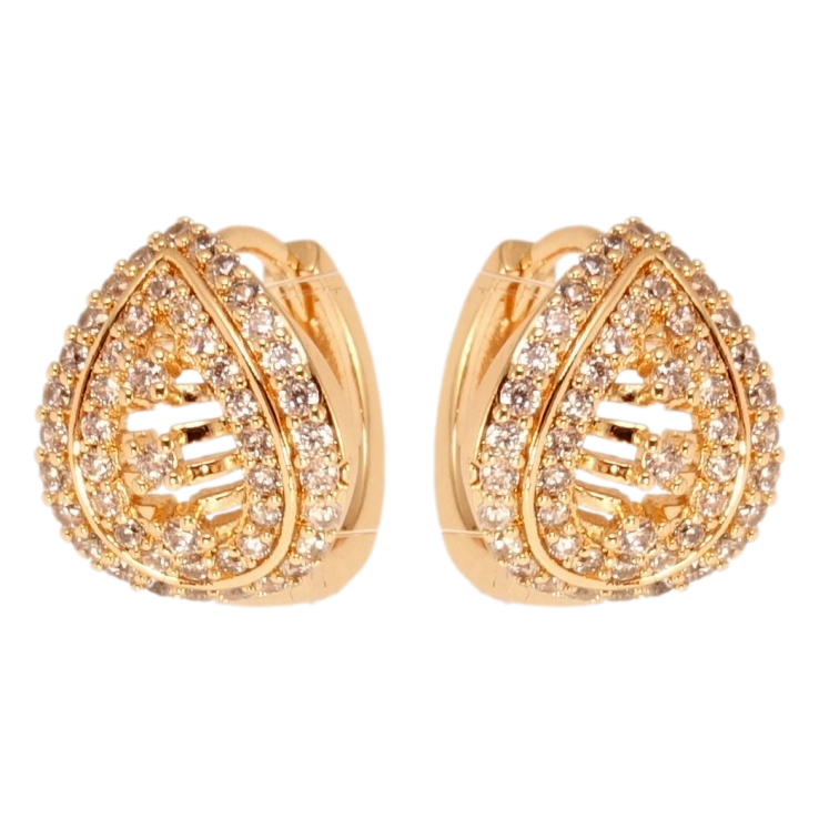 Сережки Xuping M&L Колір 18K колечка Витончені крапельки з інкрустацією цирконієм фото №12 Сережки Xuping M&L Колір 18K колечка Витончені крапельки з інкрустацією цирконієм фото №12