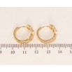 Серьги Xuping M&L Цвет 18K колечки Декоративный орнамент с цирконием фото №2 Серьги Xuping M&L Цвет 18K колечки Декоративный орнамент с цирконием фото №2