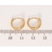 Серьги Xuping Позолота 18K колечки Полосатые петельки с орнаментом напылением фото №2 Серьги Xuping Позолота 18K колечки Полосатые петельки с орнаментом напылением фото №2