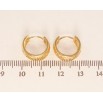 Серьги Xuping Позолота 18K колечки Широкие с резным ромбовым узором и напылением фото №2 Серьги Xuping Позолота 18K колечки Широкие с резным ромбовым узором и напылением фото №2