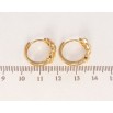 Серьги Xuping Позолота 18K колечки Узор косичка с напылением фото №2 Серьги Xuping Позолота 18K колечки Узор косичка с напылением фото №2