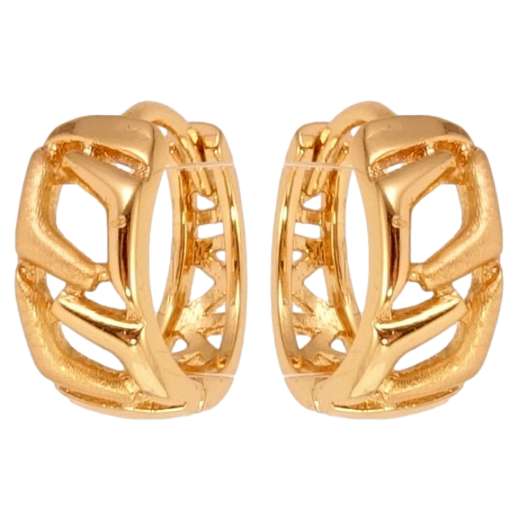 Серьги Xuping Позолота 18K колечки Декоративный орнамент с напылением фото №15 Серьги Xuping Позолота 18K колечки Декоративный орнамент с напылением фото №15