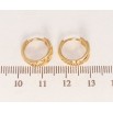 Серьги Xuping Позолота 18K колечки Декоративный орнамент с напылением фото №2 Серьги Xuping Позолота 18K колечки Декоративный орнамент с напылением фото №2