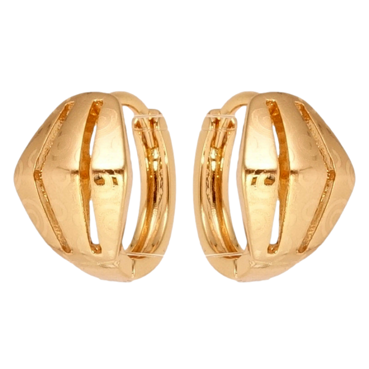 Серьги Xuping Позолота 18K колечки Фигурные с узором напылением фото №21 Серьги Xuping Позолота 18K колечки Фигурные с узором напылением фото №21