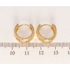 Серьги Xuping Позолота 18K колечки Декоративный резной орнамент фото №2 Серьги Xuping Позолота 18K колечки Декоративный резной орнамент фото №2
