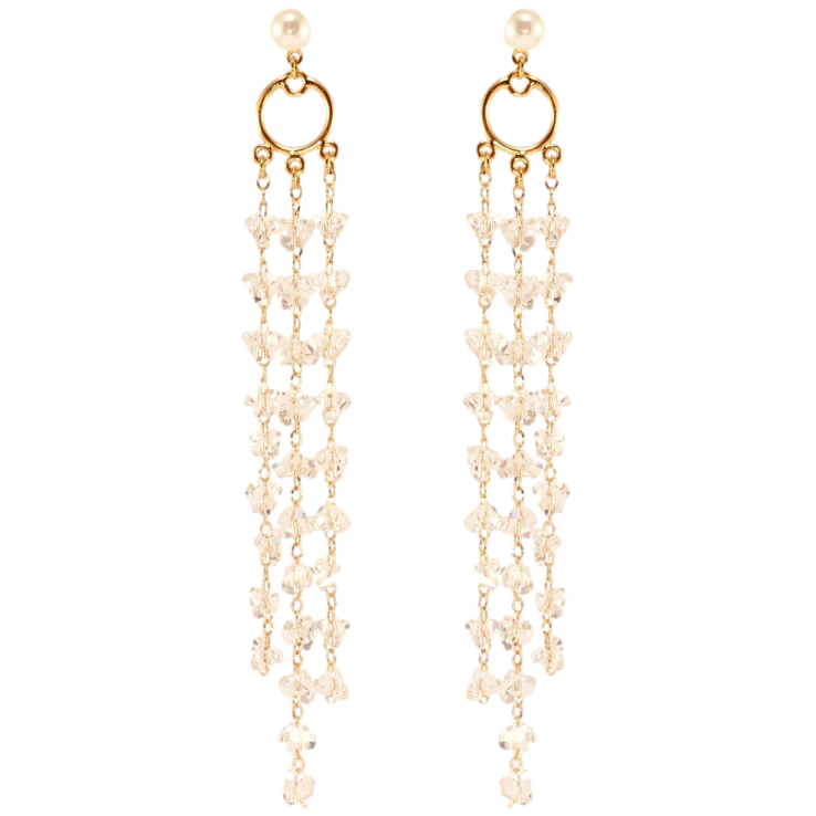 Серьги Xuping Позолота 18K пусеты Декоративные кристальные подвески фото №17 Серьги Xuping Позолота 18K пусеты Декоративные кристальные подвески фото №17