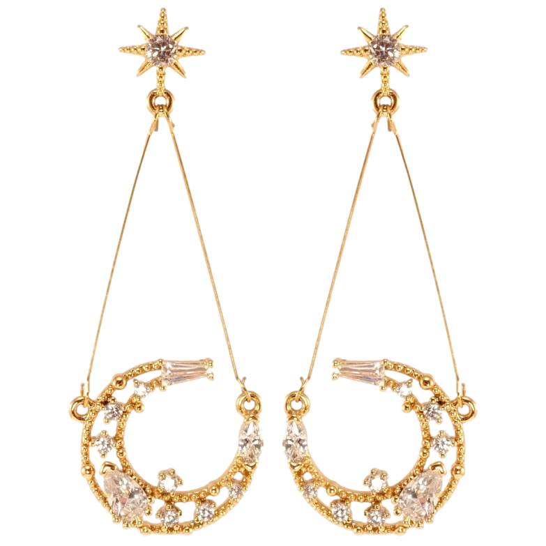 Серьги Xuping Позолота 18K пусеты Шахерезада фото №4 Серьги Xuping Позолота 18K пусеты Шахерезада фото №4