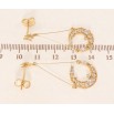 Серьги Xuping Позолота 18K пусеты Шахерезада фото №2 Серьги Xuping Позолота 18K пусеты Шахерезада фото №2