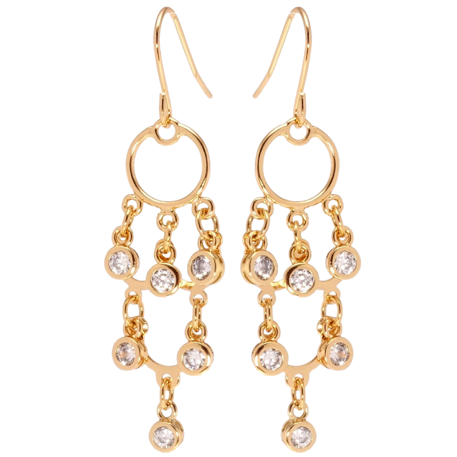 Серьги Xuping Позолота 18K французский замок Авангард фото №1 Серьги Xuping Позолота 18K французский замок Авангард фото №1