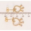 Серьги Xuping Позолота 18K пусеты Романтика фото №2 Серьги Xuping Позолота 18K пусеты Романтика фото №2