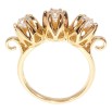 Кольцо Xuping Позолота 18K Три цветочных бутона фото №3 Кольцо Xuping Позолота 18K Три цветочных бутона фото №3