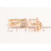 Серьги Xuping Позолота 18K английский замок Инкрустация цирконием фото №2 Серьги Xuping Позолота 18K английский замок Инкрустация цирконием фото №2