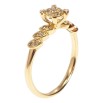 Кольцо Xuping Позолота 18K Узор с цирконием фото №2 Кольцо Xuping Позолота 18K Узор с цирконием фото №2