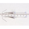 Серьги Xuping цвет Родий с кристаллами Swarovski французский замок Изящные подвески с кристаллами Shimmer фото №2